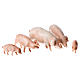 Schweine 5St. für 10cm Krippe Moranduzzo s1