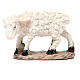 Schaf aus Harz mit Basis für Krippe 8/10cm s1