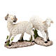Schaf aus Harz mit Basis für Krippe 18cm s2