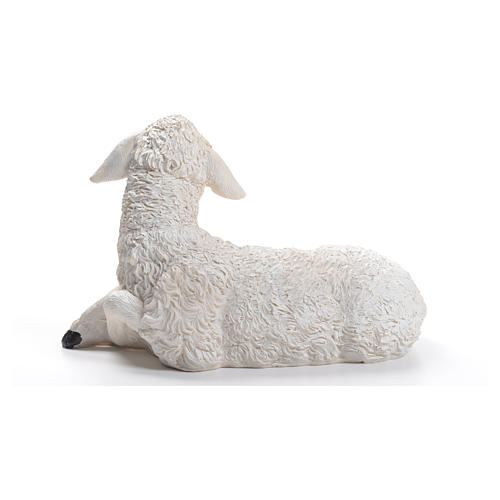 Schaf aus Harz für Krippe 30/40cm 3