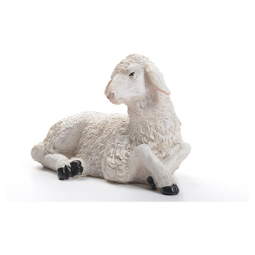 Decoración navideña para pesebre ovejas código G1101-E 4 x 3 cm Euromarchi 24 unidades 