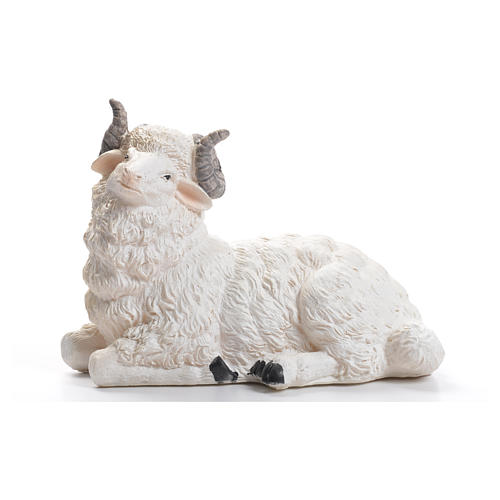 Pecora resina presepe 50 cm 1