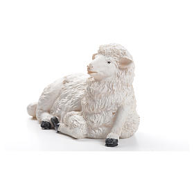 Schaf aus Harz für Krippe 50 cm