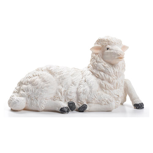 Sheep for nativity scene in resin 50cm 1