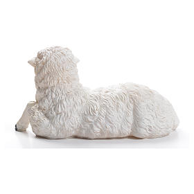 Ovelha em resina para presépio de Natal com figuras de altura média 50 cm s3
