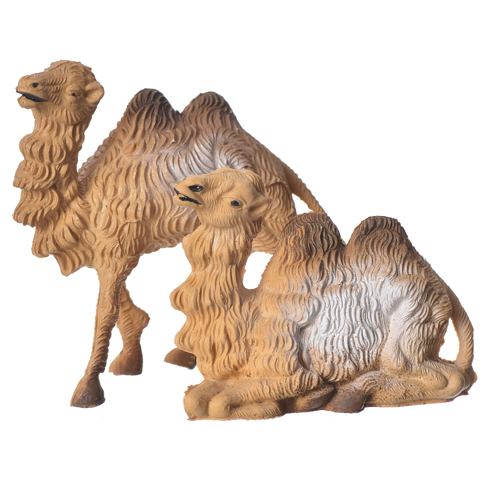 3 Chameaux Pour Crèche Moranduzzo - Figurines Indestructibles 6 Cm, Fait Main Italie
