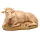 Nativity Ox in painted resin, 16cm Martino Landi s1