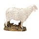 Mouton tête haute résine peinte pour crèche 10 cm gamme Landi s3