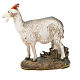 Little goat in painted resin, 10cm Martino Landi Nativity s3