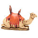 Sitting camel in painted resin, 10cm Martino Landi Nativity s2