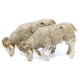 Ram in resin for nativities of 25 cm, 2 pieces