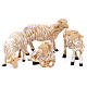 Schafe aus Kunstharz Set zu 4 Stück für 21-25 cm Krippe sortiert s1