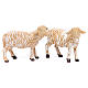 Mouton résine marron crèche 21/25 cm 4 pièces assorties s3