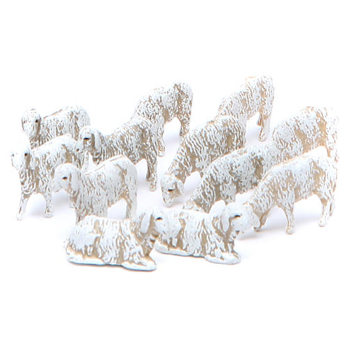 Sheep by Moranduzzo for 6cm nativity scene, set of 12 1