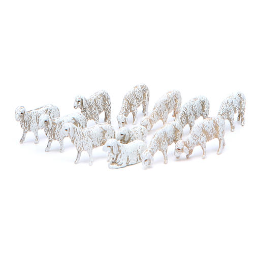 Sheep by Moranduzzo for 6cm nativity scene, set of 12 2