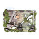 Sheep corral with sheep 9.5X20X14cm, nativity setting s5