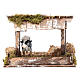 Cows in roofed barn for nativity scene s1