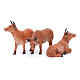 Oxen for 20 cm crib set of 3 pieces s2