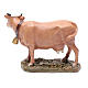 Vaca em resina pintada 7,5x12 cm para presépio com figuras de altura média 12 cm Linha Martino Landi s2