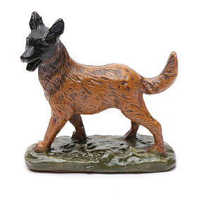 Hund aus Kunstharz der preisgünstigen Linie Martino Landi für 12 cm Krippe
