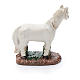 Crib white horse in resin s2