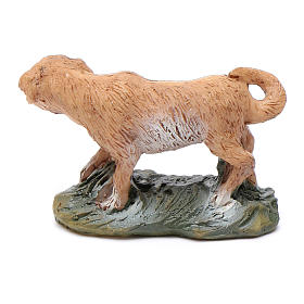 Hund aus Kunstharz für 10 cm Krippe