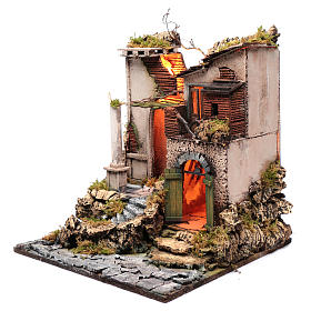 Presepe Napoletano: Ambientazione tempio rudere 45x40x50 cm presepe Napoli Presepe Napoletano: Ambientazione tempio rudere 45x40x50 cm presepe Napoli