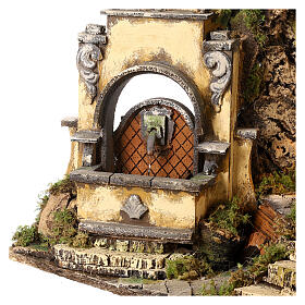 Neapolitan nativity scene setting monumental fountain 40x50x40 cm