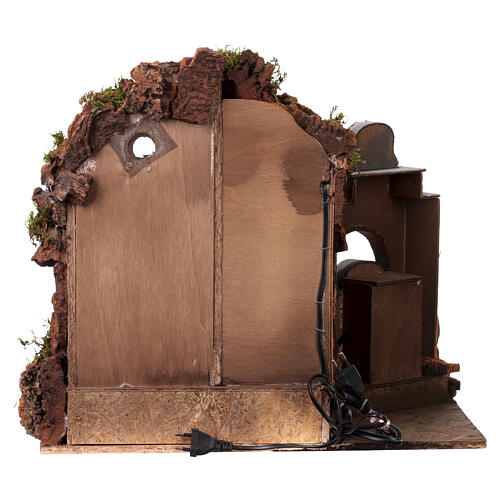 Décor fontaine monumentale 40x50x40 cm crèche Naples 6