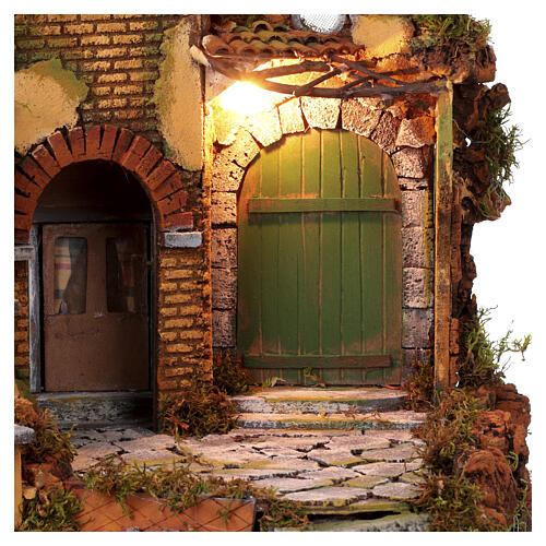 Neapolitan nativity scene setting monumental fountain 40x50x40 cm 4