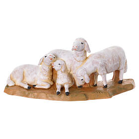 Rebanho de ovelhas para Presépio Fontanini com figuras de altura média 12 cm