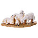 Rebanho de ovelhas para Presépio Fontanini com figuras de altura média 12 cm s1