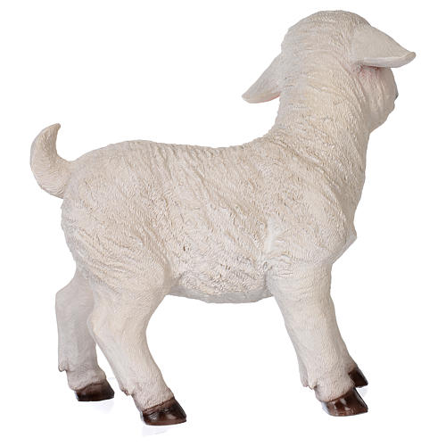 Lamb in resin for for 80-100 cm nativity scene 4