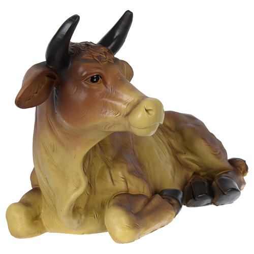 Ox in resin for 60 cm nativity scene 3