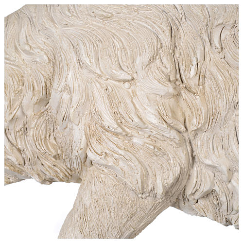 Schaf mit gesenktem Kopf für 80-100 cm Krippe 5