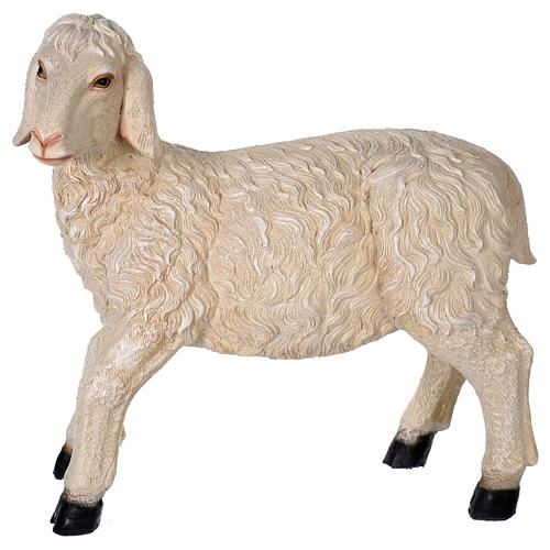 Sheep in resin for 140-160 cm nativity scene 1