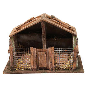 Animal stable for nativity 12 cm 15x25x20 cm