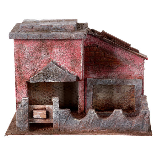 Coop with trough for 12 cm nativity scene 1