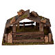Fence with wooden shed 15x20x20 cm for 10-12 cm nativity  s4