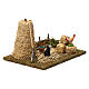 Haystack with cat and cock 10x20x15 cm for Nativity Scene 9-10 cm s3