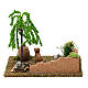 Corner with cats and weeping willow 15x20x15 cm for Nativity Scene 8-10 cm s4
