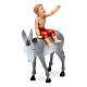 Boy on donkey 10x10x5 cm for Nativity Scene 10 cm s3
