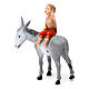 Boy on a Donkey 10X10X5 cm for a 10 cm Nativity s2