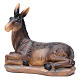 Brown ox and donkey in resin for Nativity Scene 55 cm s3