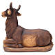 Brown ox and donkey in resin for Nativity Scene 55 cm s4