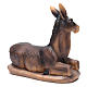 Brown ox and donkey in resin for Nativity Scene 55 cm s5