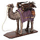 Camello de pie con cargo belén 14 cm de altura media terracota s2