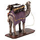 Camello de pie con cargo belén 14 cm de altura media terracota s4