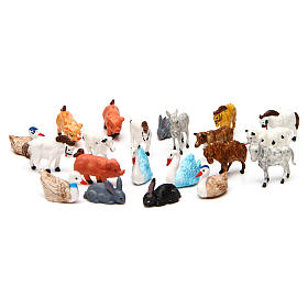 Tierfiguren Set zu 52 Stück für 3 cm Krippe