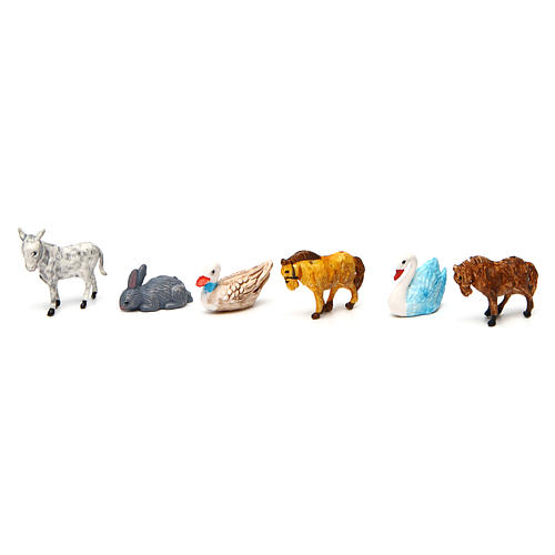 Tierfiguren Set zu 52 Stück für 3 cm Krippe 2